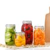 Glasflasche Versiegelter Behälter Für Küche Lebensmittel Eingelegtes Obst Konserven Transparent Große Öffnung Marmeladenglas Aufbewahrungsglas Haushalt