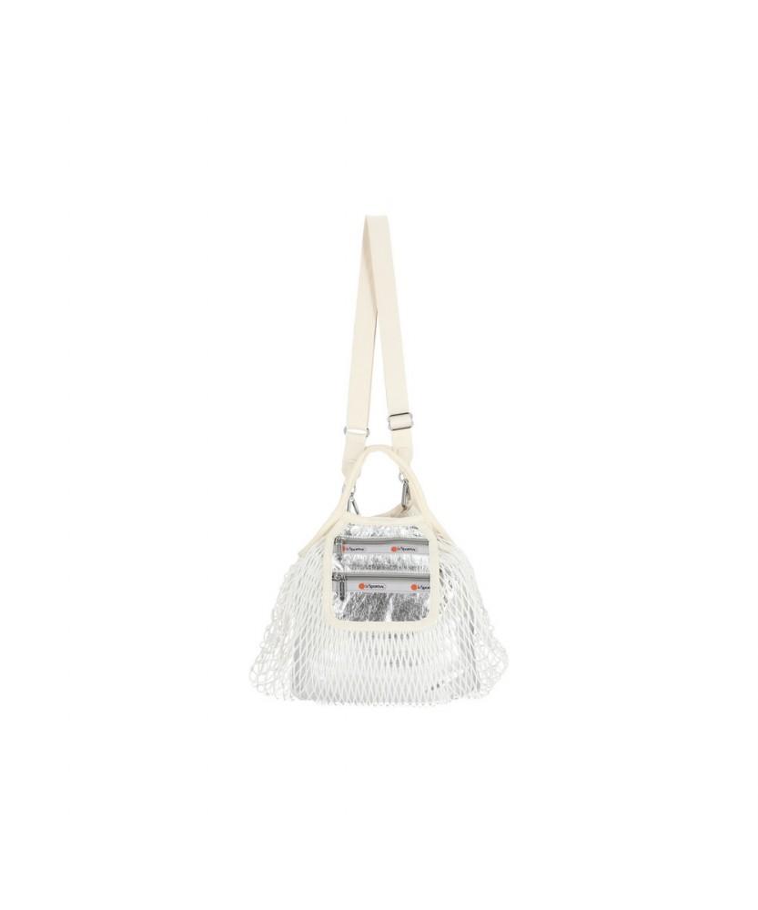 Lesportsac Fishnet Silver Foil Small Shoulder Bag [1571.Ld05]
