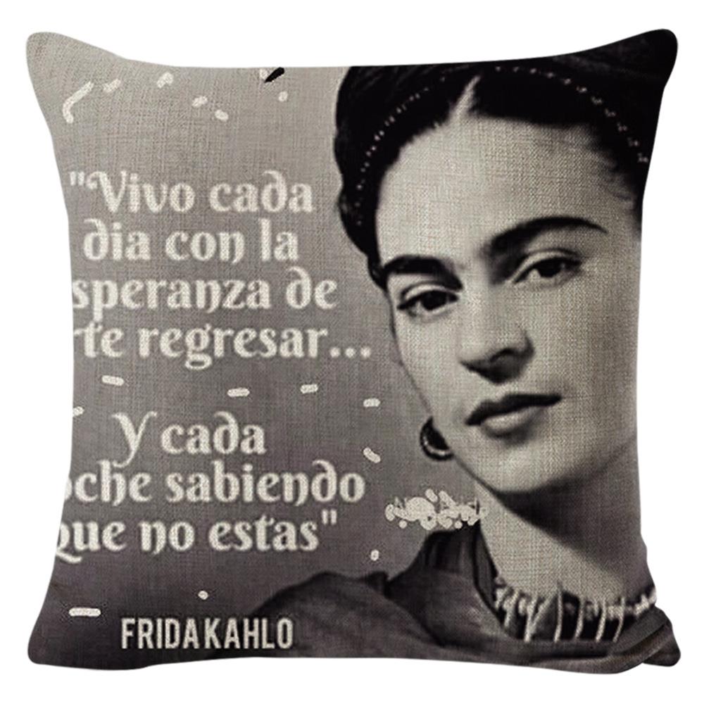 Kissenbezug Frida Kahlo Zierkissen Heim Sofa Kissen