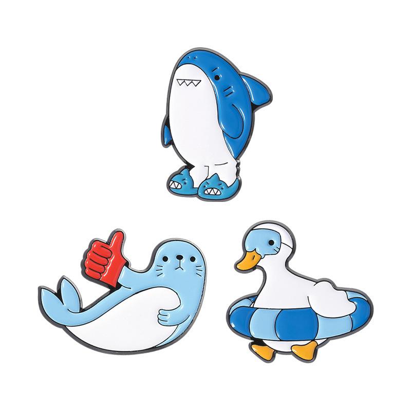 Kreative Legierungsbrosche Kreatives Zubehör Abzeichen