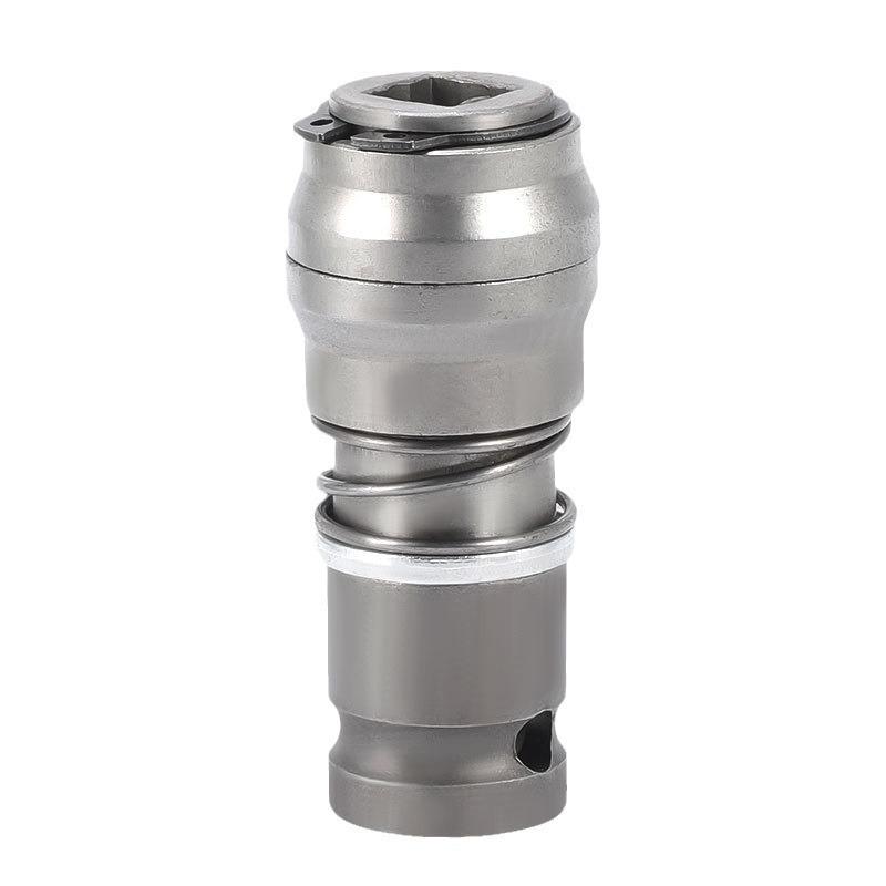 Universal Electric Wrench To Rotary Hammer Converter with Square and Round Handles, Two-Groove Drill Bit Adapter