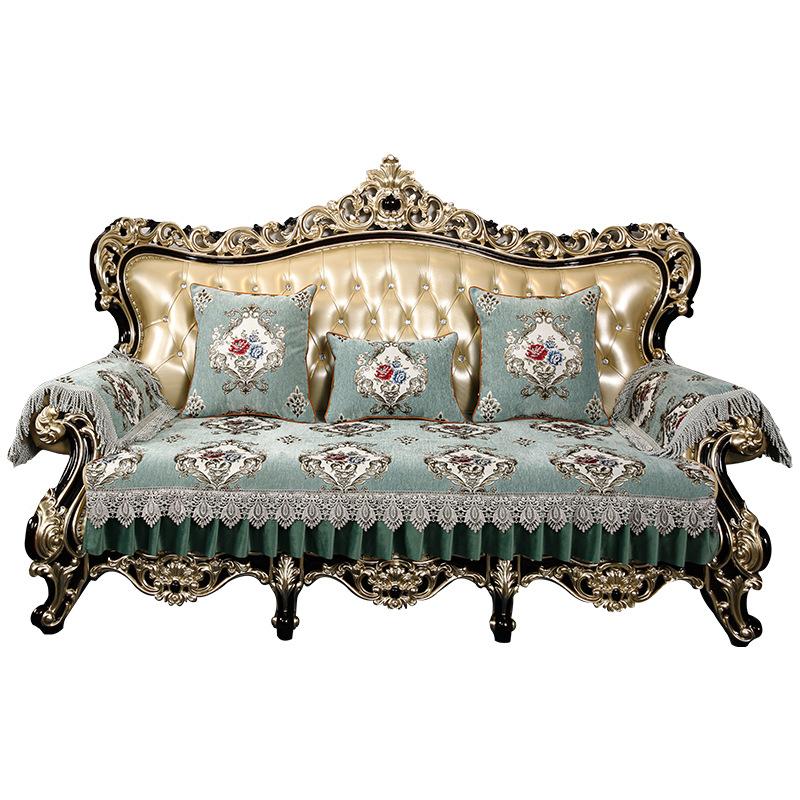 Non-Slip Sofa Covers for Living Room Chenille Sofa Cushion Couch Cover Modern Sofa Towel Seat Pad European Jacquard Sofa Cover