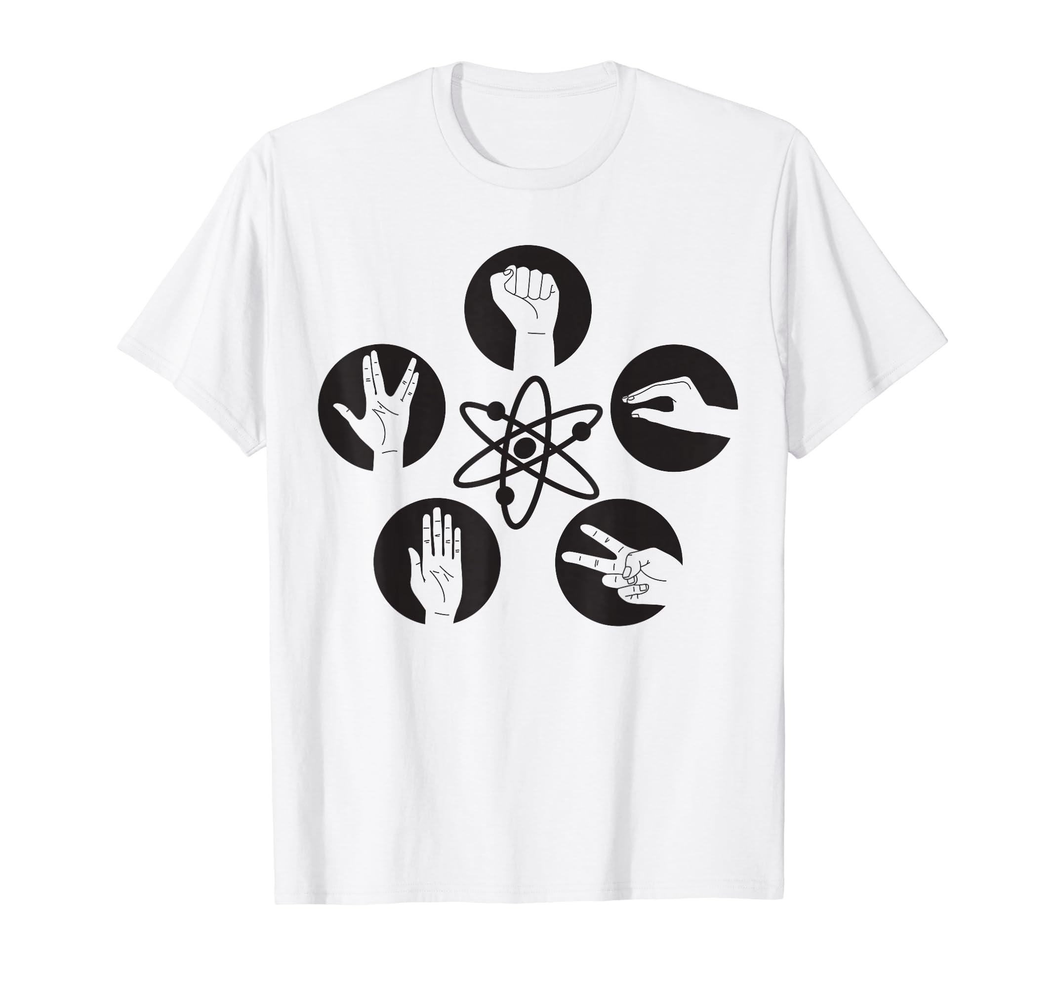 Big Bang Theory Logo Rock Lizard Spock T-Shirt