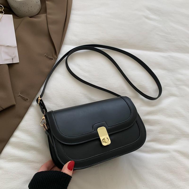 Trendy Spring 2023 Street Style Small Pu Shoulder Bag With Seam Details