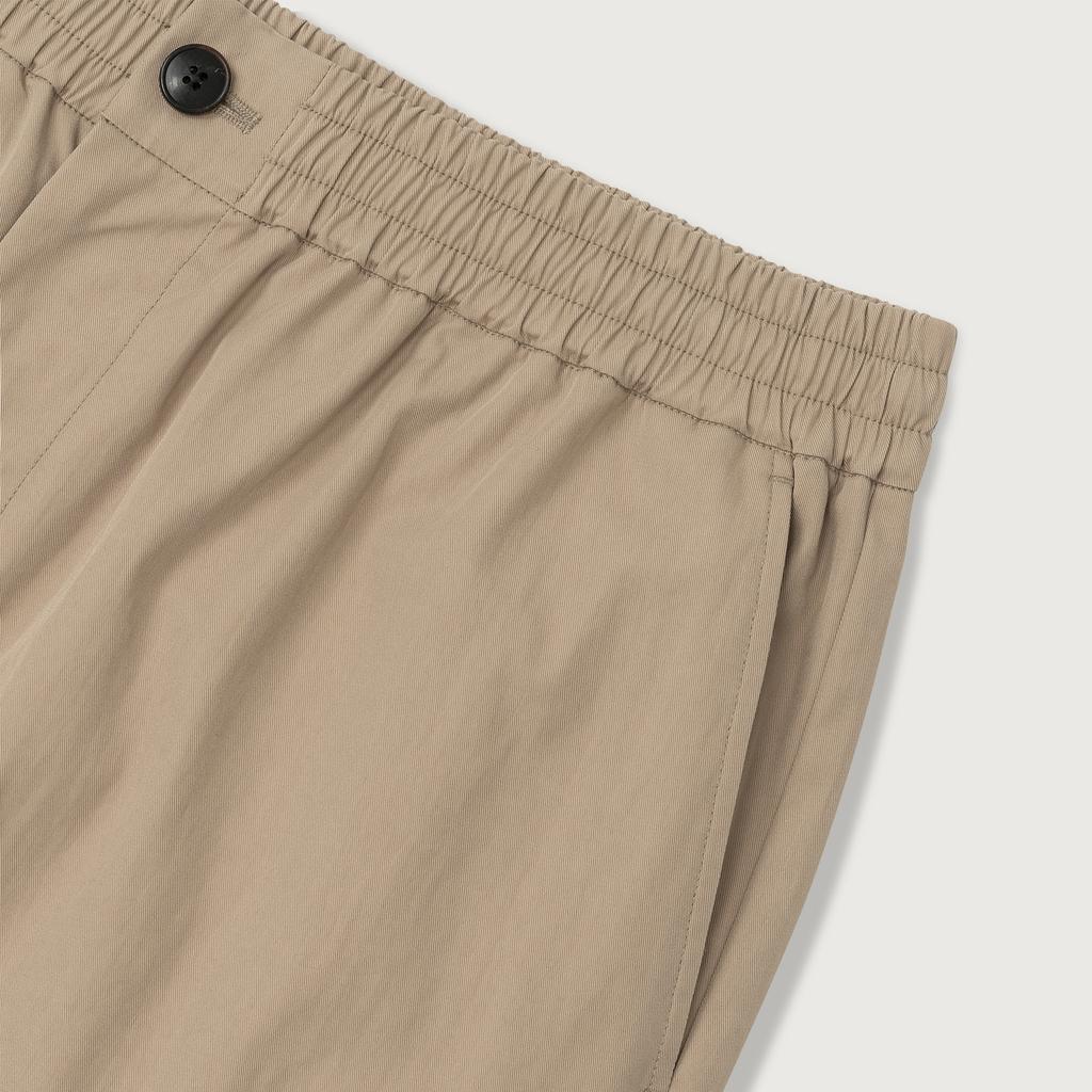 BBEEEENN Mens) Easy Formal Shorts_Beige