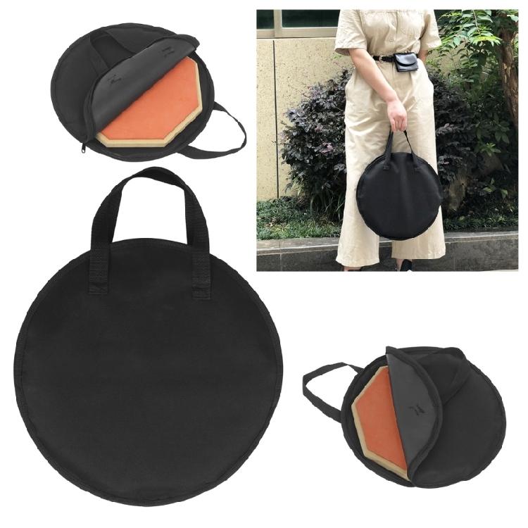 Oxfords Cloth Carrying Bag with Rustproof Zippers Dumb Drum Practice Pad Bag