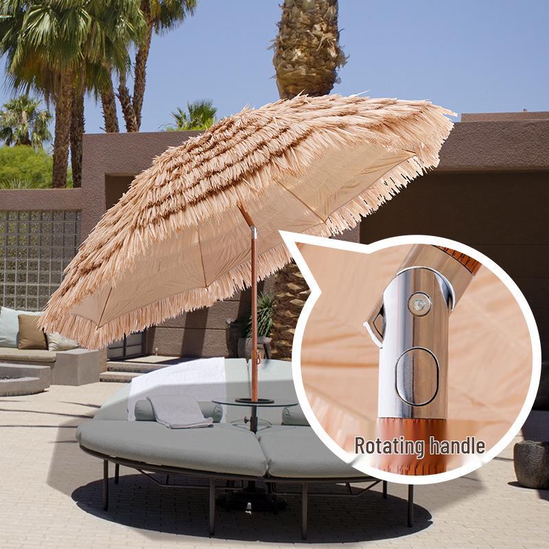 Outdoor Garden and Beach Sunshade Umbrella for Courtyards, Homestays, Farmhouses, and Commercial Centers