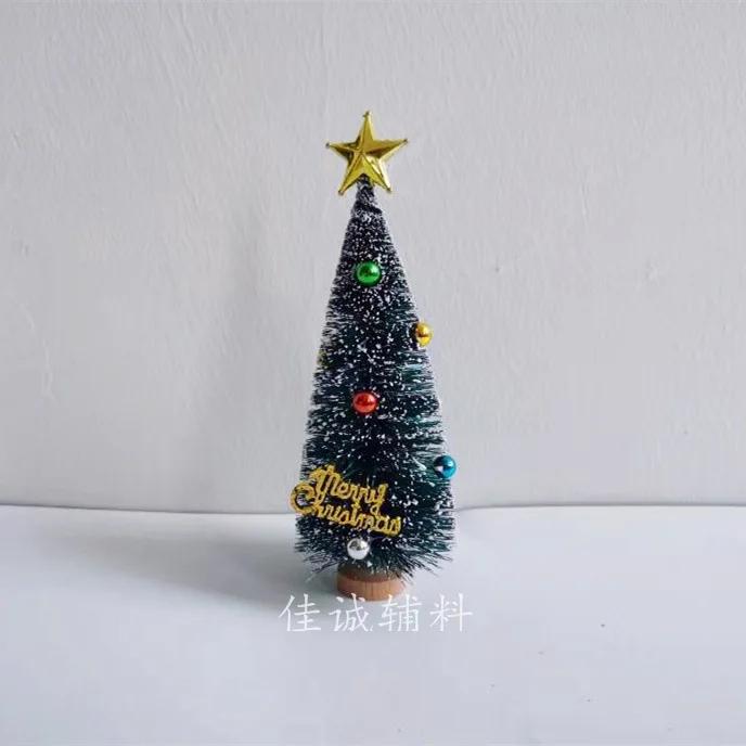1PCs Christmas Decoration Xmas Tree Decor Small Cedar Pine for Home Party New Year  Navidad Festival Ornaments DIY Kids Gift