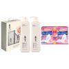 Adolph Essential Oil Shampoo & Shower Gel Gift Set with Whisper Sanitary Napkins