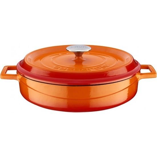 

Универсальная плоская кастрюля Lava Cast В32 Trendy Orange
