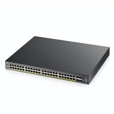 Commutateur Ethernet - ZYXEL - XGS2210-52 - 48 Ports - Gérable - Modulaire - 1U Haut