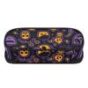Pencil Case Large Capacity Full Zipper Closure 300D Polyester with Main Compartment Mesh Pocket and Pen Slots for Everyday Study