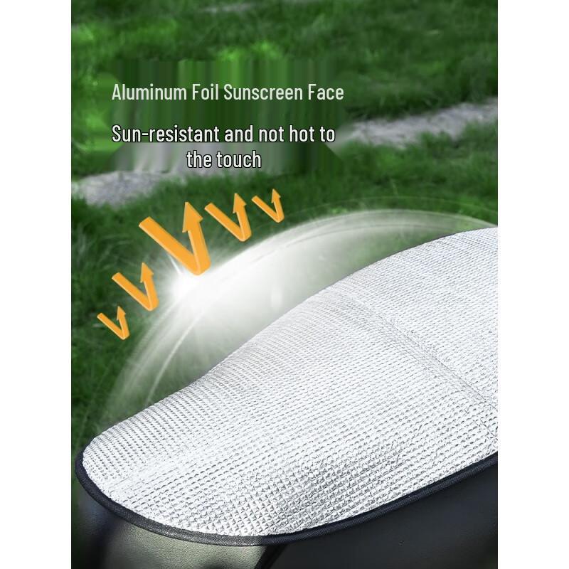 Waterproof Sunshade Electric Scooter Seat Cover with Reflective Aluminum Foil