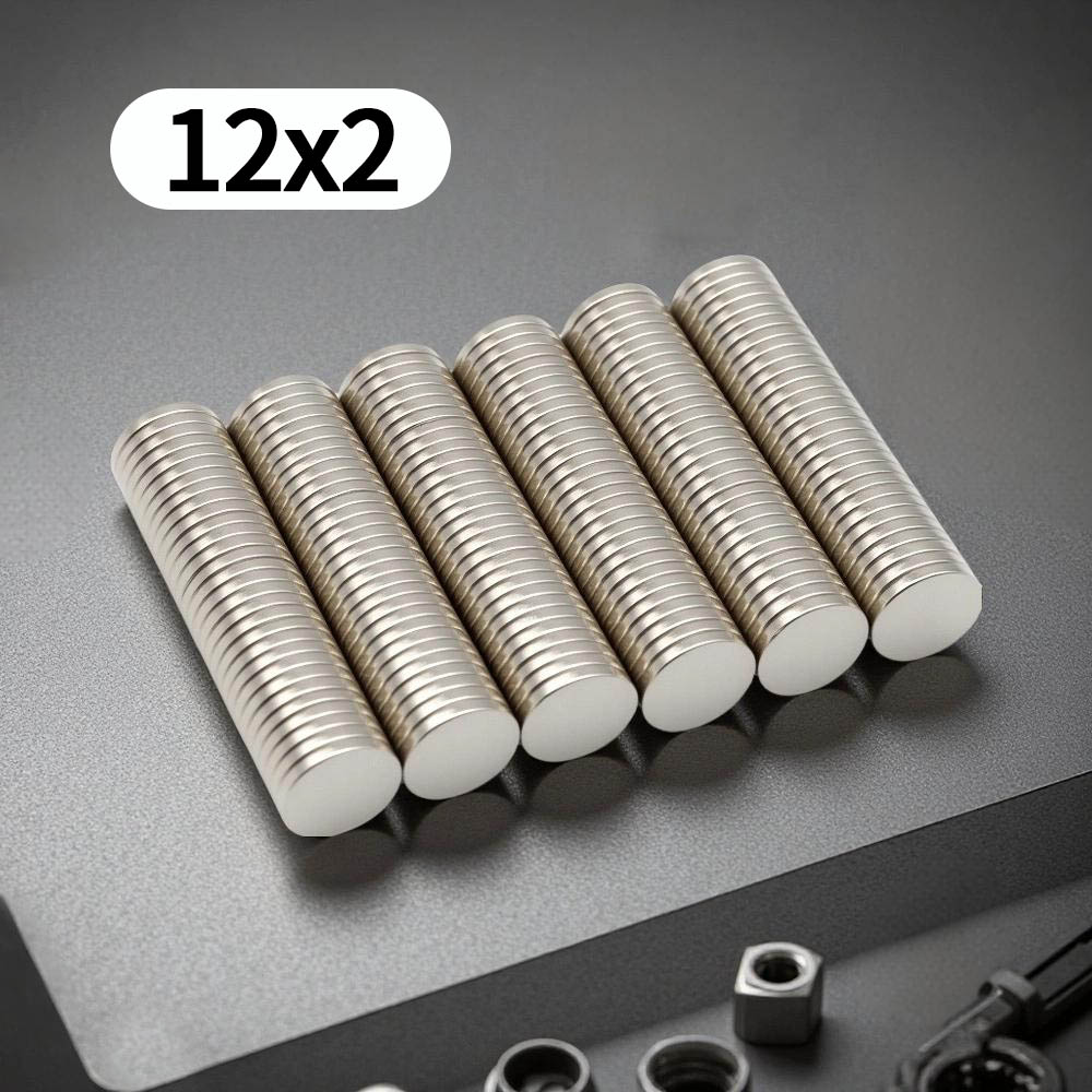 12X2MM imans Round Refrigerator magnets for Office Whiteboard Suitable Tools Home Workplace, Etc 12*2