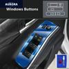 For TOYOTA HIGHLANDER & KLUGER  Car Interior Center Console Transparent TPU Protective Film Anti-scratch Repair Film