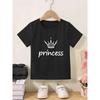 Cartoon print short-sleeved T-shirt, digital print short-sleeved round neck T-shirt for children.