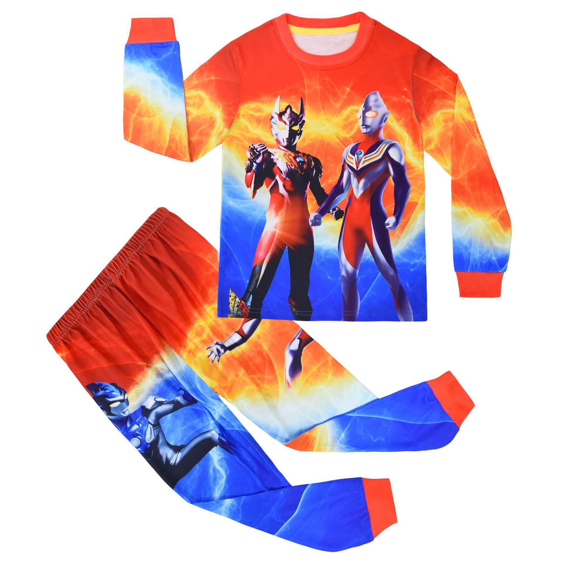 

Long-Sleeved Set, Digital Printing, Casual Loungewear, Long-Sleeved Pajamas, Pajama Pants, Two-Piece Set 6082. 100