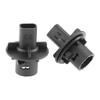 2 szt. 2-pinowy uchwyt żarówki kierunkowskazu bocznego do samochodu Pasuje do Land Rover Discovery 2 XBP100180 Plastik i Metal Zamiennik Aftermarket