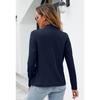 Women's Lightweight Solid Color Long Sleeve Casual Jacket | Versatile Fashion Outerwear for Formal & Everyday Wear