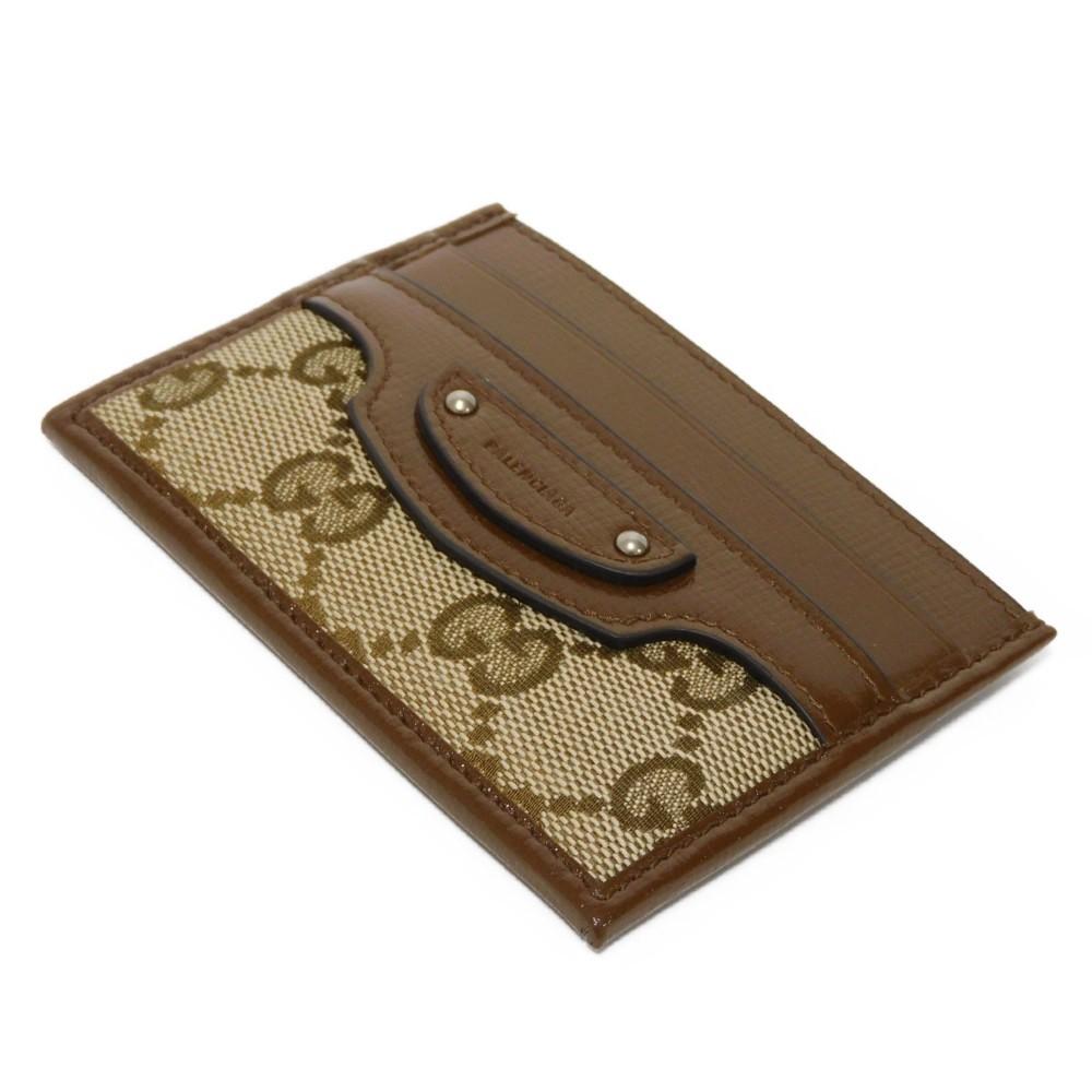 Used 9539 Neo Classic Card Holder 681709 GY5SN 8563 7946 The Hacker Project GG Canvas Unused Balenciaga Unisex from