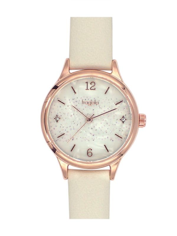 

[Follow] Fragola Glitter Watch N03022A-1 IV Women s Ivory