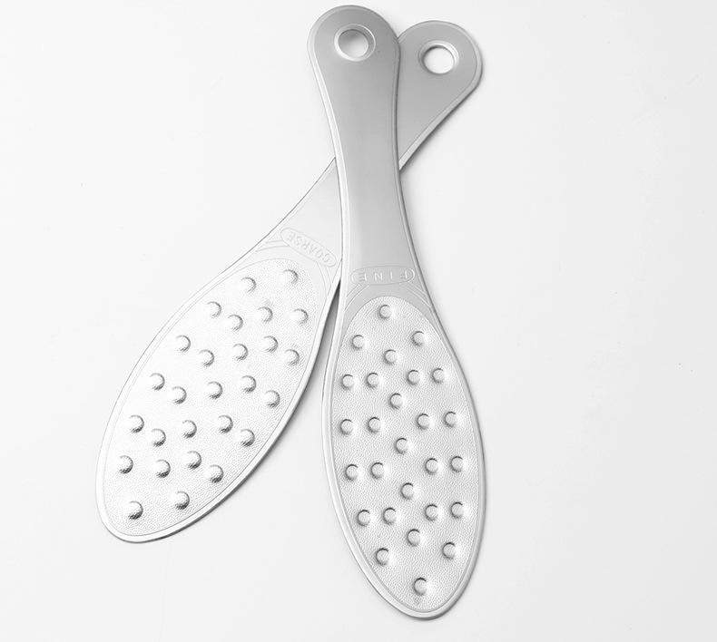 Dual-Sided Stainless Steel Pedicure Foot File - Callus and Dead Skin Remover