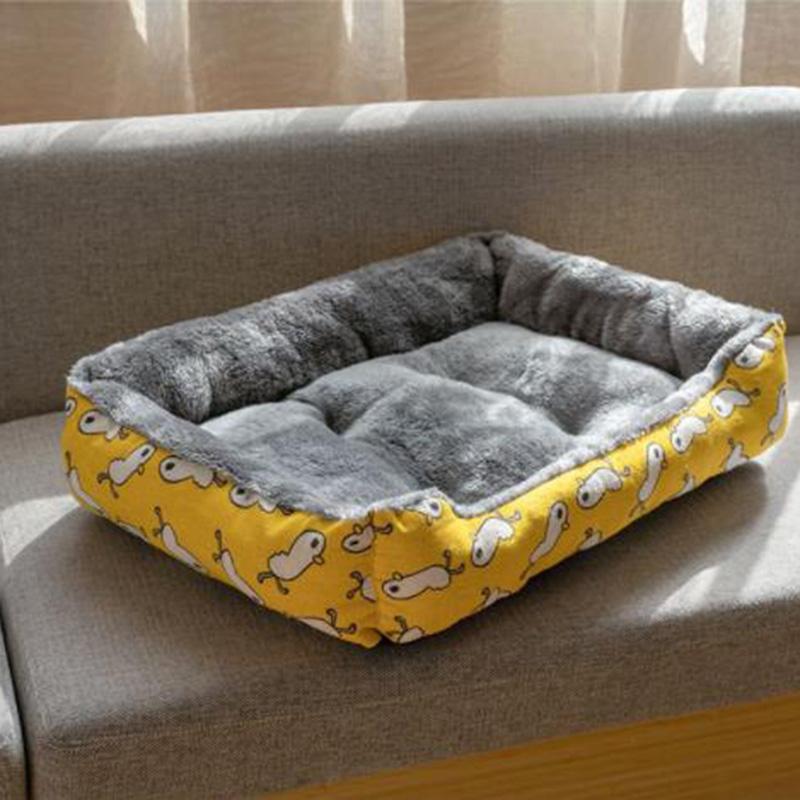 

Собачья будка для кошачьего туалета, четыре сезона, универсальный Тедди, коврик для маленьких, средних и больших собак, комфортный теплый коврик для домашних животных, кровать, дом, комната S золотой