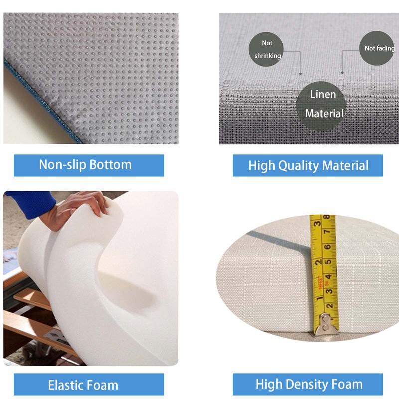 Custom Bench Cushion Seat Pad Long Mattress Sofa Chair Seat Pad Decorative Garden Shoe Box Bay Window Pads Swings Pillow