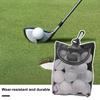 Golf-Mesh-Netztasche mit Verschlussband, großes Fassungsvermögen, für Innen- und Außenbereiche, Sport, Golfball-Aufbewahrungstasche, Zubehör