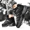 Fashion New Large-size Men's Middle-help Casual Hiking Shoes Hiking Boots Comfortable Sports Thick Soles Non-slip Men's Outdoor Boots