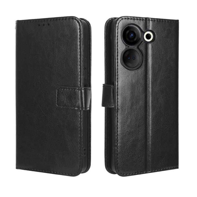 Flip Cover für Tecno Camon 20 4G/Camon 20 Pro 4G/Camon 20 Pro 5G PU-Leder Handyhülle Vollständiger Körperschutz Case