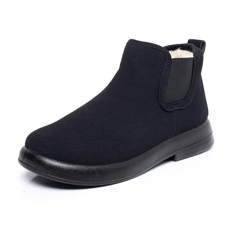 Women’s Winter Fleece Lined Snow Ankle Boots Warm Flat Slip Resistant Comfortable Casual Shoes