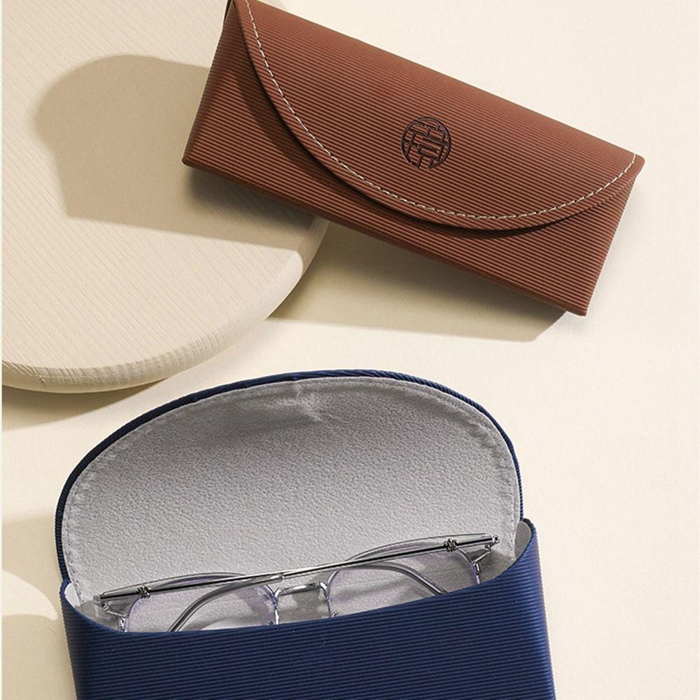 PU Leather Pu Glasses Case Eyeglasses Container Glasses Bag Portable Sunglasses Box Student