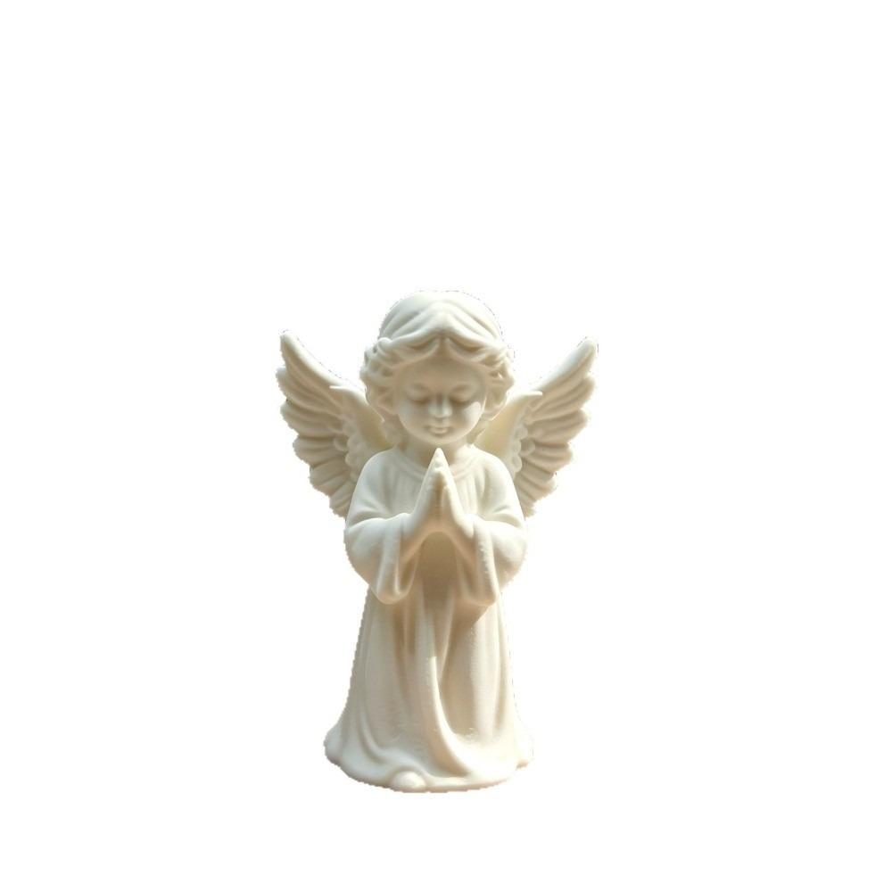 Decoration Desktop Ornaments Light Luxury Guardian Angel Figurine Cute Girl Sculpture Office
