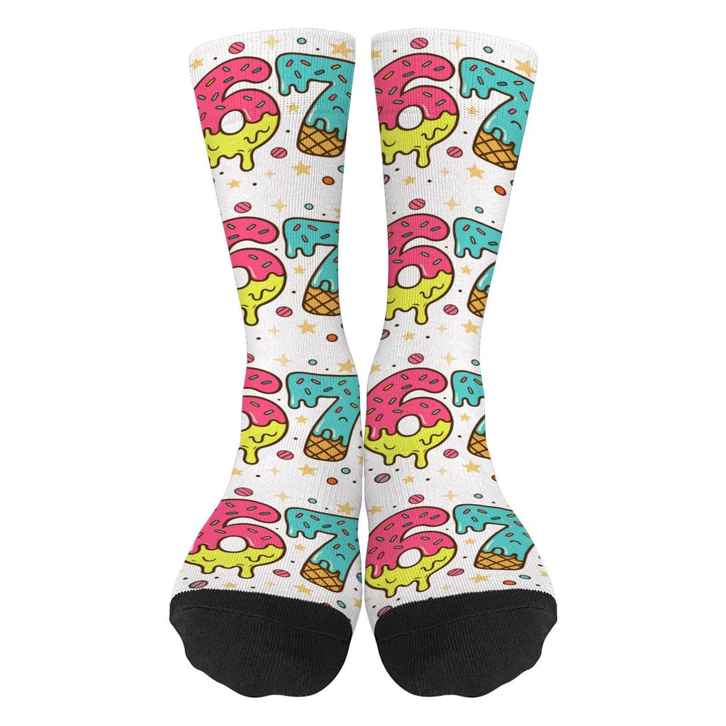 Modische, warme und interessante Socken mit sechs oder sieben Designs für Oma