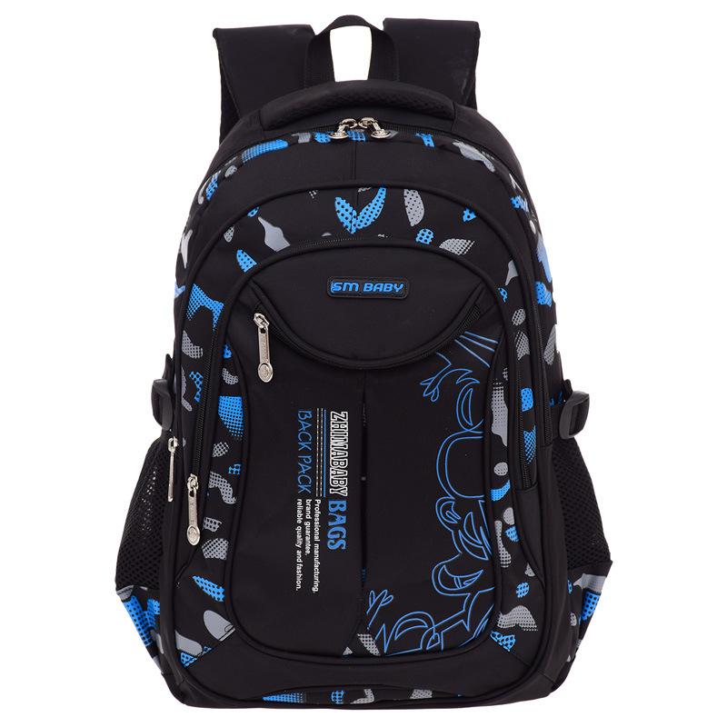 Casual Large-capacity Men's Backpacks, Lightweight and Wear-resistant Schoolbags for Primary School Students and Children