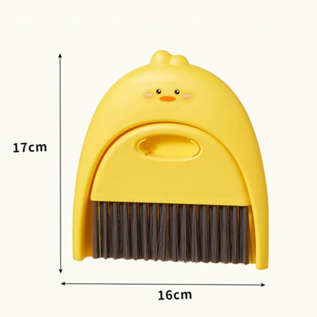 Mini Broom Dustpan Set Pretend Play Toy for Kids Toddlers Sofa Car Cleaning Fun Educational Gift Housekeeping Role Play