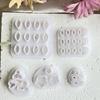 5Pcs Leaf Clay Earring Cutter Flower Clay Cutter Set for Earrings Making, Clay Earring Cutter Tool for Jewelry Making