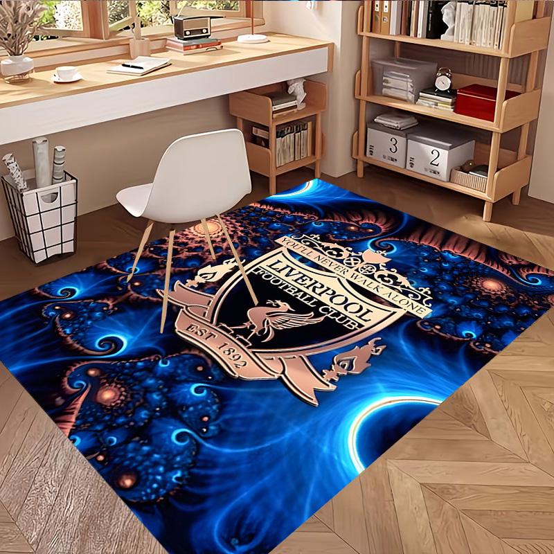 Liverpool F.C Print Rug, Washable Floor Carpet, For Entryway Dorm Laundry Room Office Study, Home Decor Birthday Christmas Gift