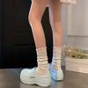 Cloud sandals ice fruit drag Muller 5CM height increase half slippers women's outer wear ins wind thick-soled bag head hole lazy shoes