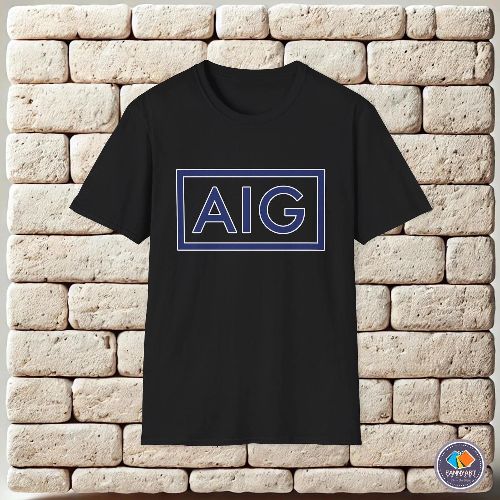 American International Group AIG Logo Unisex T-Shirt L