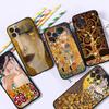 Kiss By Gustav Klimt Phone Case For iPhone 8 7 6 6S Plus X SE 2020 XR XS 14 11 12 13 Mini Pro Max Mobile Case