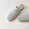 Simple Hand-woven Hollowed-out One-pedal Bag Head Shoes, Women's Low Heels, Comfortable and Cool Slippers