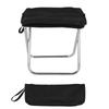 Folding Stool Outdoor Camping Chair Portable Ultralight Stainless Steel Handbag Pocket Little Mazar For Nature Hike Fishing Tourist