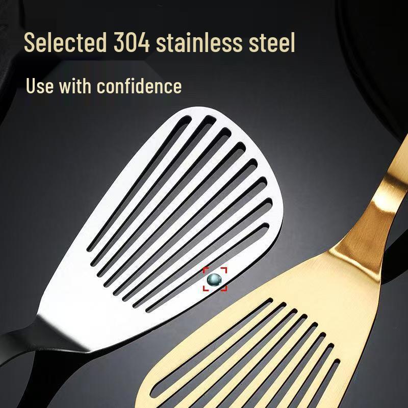 Lijia 304 Stainless Steel Kitchen Spatula Set (3-Piece)