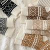 Yuanrunjia Men's Extra Thick Fleece-Lined Winter Socks, Mid-Calf Plush Cashmere Terry Design