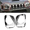 For Jimny 1998-2017 Car Headlight Frame Cover Sticker Hoods Lamp Replacement Parts JB23 JB33 JB43