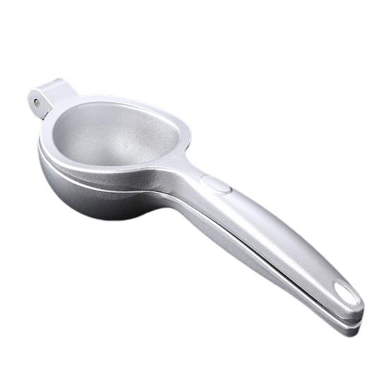 Nerezový ždímač citronu Nerezová ergonomická rukojeť s otvorem pro zavěšení Snadné skladování Ruční odšťavňovač s neklouzavým povrchem