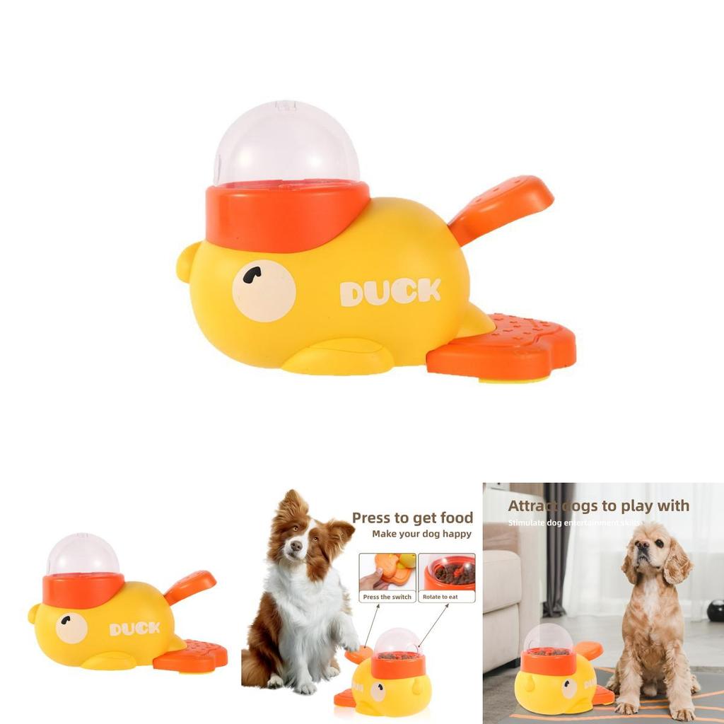 Abs Material Pet Automatic Food Dispenser For Cats And Dogs With Toy Design