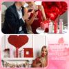 3 Pcs Valentine'S Day Table Block Decoration Happy Valentine Tiered Tray Decor Wooden Heart Tabletop Block Sign Farmhouse Love C